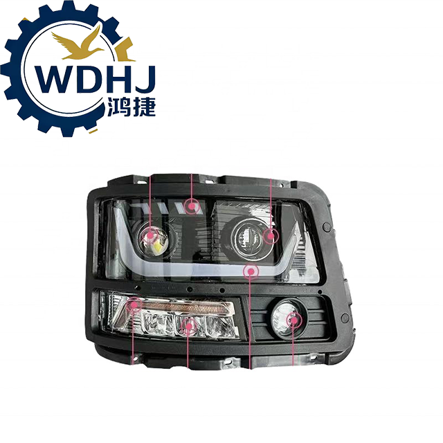 Truck Body Parts DZ93189723020 M3000 F3000 X6000 Headlight New Shackleman Light Emitting Diode Headlight for Trucks
