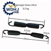 Wear Resistant High Elasticity Best Price Heavy Truck Trailer Brake Shoe Brake System Parts Howo 24 26 Type Brake Shoe Spring