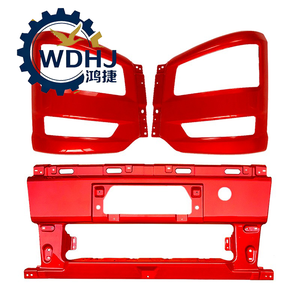 Original Flame Red Midsection Bumper System for FAW J6P Truck Cab Body Parts Accessories Front Cover for Howo Jiefang Models Full Range of Bumpers