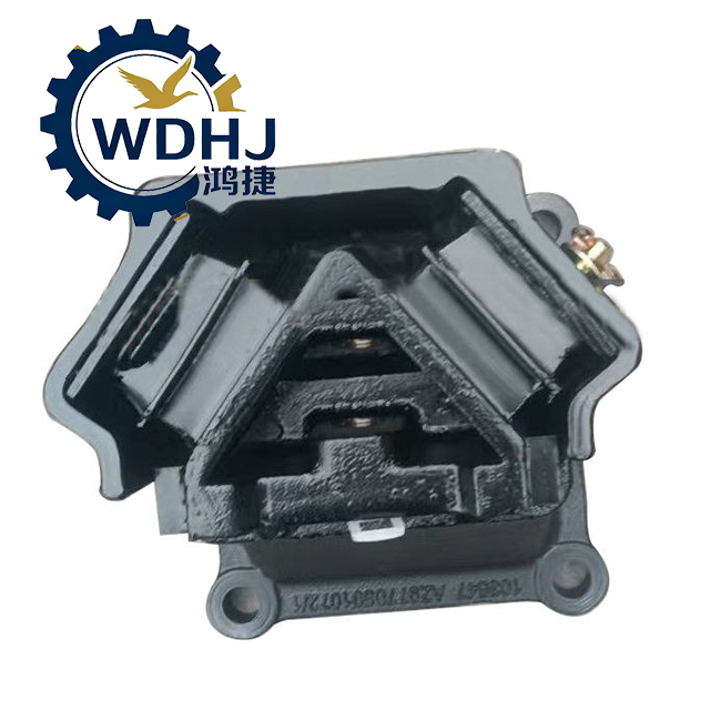 WG9925590270 Engine Front Support Use for SINOTRUK HOWO HOHAN FAW SHACMAN DONGFENG BEIBEN FOTON Spare Parts Engine Front Mounting Cushion / Front Engine Mount