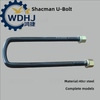 SHACMAN DZ97259520915 Heavy Duty U-Bolt Kit New Cab Guard Rack And Chassis Rear Suspension Parts for Trucks